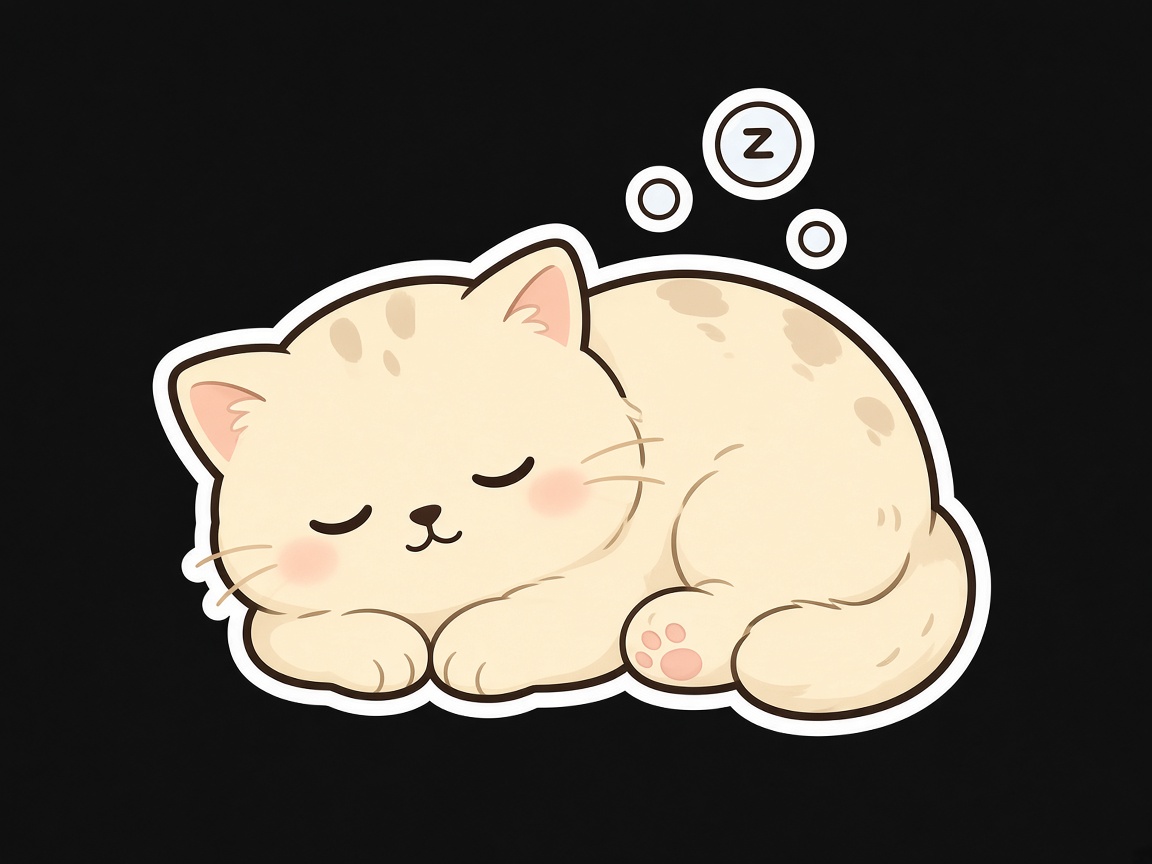 Sleeping cat